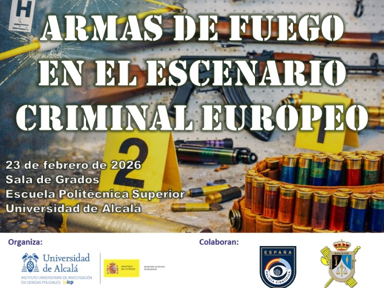 Seminario "ARMAS DE FUEGO EN EL ESCENARIO CRIMINAL EUROPEO" (23 de febrero de 2026)